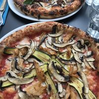 Pizzas vegan at Marcus Pizze Amore in Paris