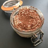 Tiramisu speculoos vegan at Marcus Pizze Amore in Paris