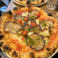 Melazane pizza  at Marcus Pizze Amore in Paris