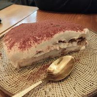 Tiramisu vegan at Marcus Pizze Amore in Paris