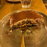 Best tiramisu I've ever had! at Marcus Pizze Amore in Paris