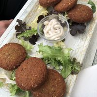 falafel w tahini  at MaduBar in Estepona