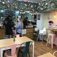 Seating area at Fenn's Coffee House in Ormskirk