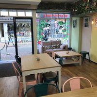 Seating area at Fenn's Coffee House in Ormskirk