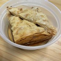 Walnut baklava  at Ephesus Pizza in Pittsburgh