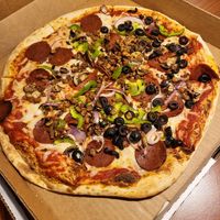 Vegan Supreme at Ephesus Pizza in Pittsburgh