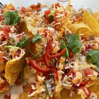 Vegan nachos  at C Casa in Emeryville