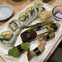 Vege Sushi Plate at Izakaya Shiono in Kailua Kona