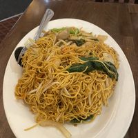 Vegetable chow mein (soft noodles)  at Chung Ying in Birmingham