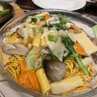 Dry noodle chow mein  at Chung Ying in Birmingham