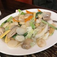 Stir fry garlic veggies  at Chung Ying in Birmingham