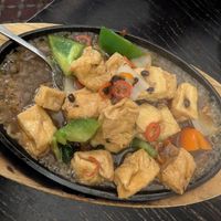 Tofu in black bean sauce at Chung Ying in Birmingham