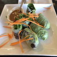 Fresh tofu spring rolls   at Zab Zab in Monterey
