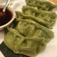 Vegan dumpling  at Somewhere In Bangkok in Southington