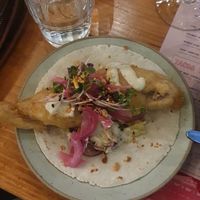 Banana blossom taco at Margo's in Queenstown