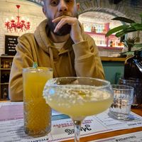 Mocktails (jalapeño pineapple, mango mule) at Margo's in Queenstown