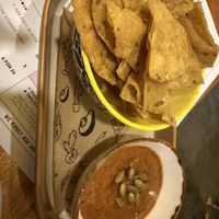 Chips and Salsa for the table. Given to all solo guests 😃   at Margo's in Queenstown