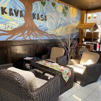 Relaxing  at Kava Kasa in Grand Rapids