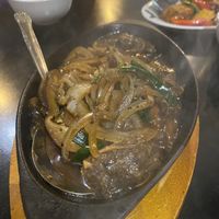 Sizzling beef!   at Chao 炒炒蔬食熱炒 in Taipei