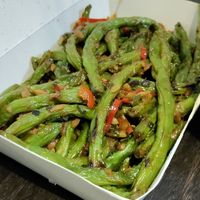 Garlic green beans at Chao 炒炒蔬食熱炒 in Taipei