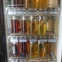 Selection of drinks at Chao 炒炒蔬食熱炒 in Taipei