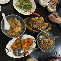 Fish filet, chicken & tofu  at Chao 炒炒蔬食熱炒 in Taipei