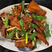 Magical “Stir-Fried Pork with Scallions and White Onions"  at Chao 炒炒蔬食熱炒 in Taipei