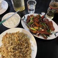 The whole thang. Yes, I got rice with my rice. No judging  at Chao 炒炒蔬食熱炒 in Taipei