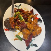 Mock chicken with Shisuan pepper  at Chao 炒炒蔬食熱炒 in Taipei