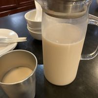 Rose oat milk tea 🥰🥰 they made a new jug for me since it was sold out 💜  at Chao 炒炒蔬食熱炒 in Taipei