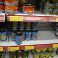 mock meats at Yuen Tong in Barcelona