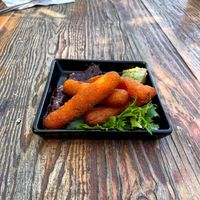 Sweet potato tequeños at Hoy Te Quiero in Montevideo