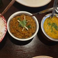 Baingan Bharta & Dal at GourmIndia in Luzern