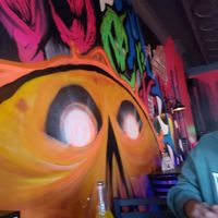 Decor at Terror Tacos in St Louis