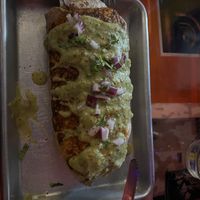 Green hatch slinger burrito   at Terror Tacos in St Louis