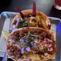 Death wish & Green chili-lupa at Terror Tacos in St Louis