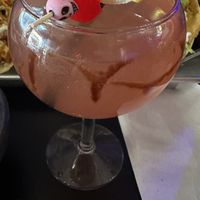 Raining blood cocktail  at Terror Tacos in St Louis