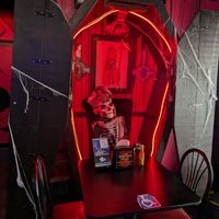 Cool decor at Terror Tacos in St Louis