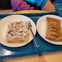Apple sweet and spinach pastry at Schubert Bio & Vollwert Bäckerei - Co. KG in Augsburg