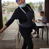 The chef at Chiringuito Mi Cielito in Rincon De La Victoria