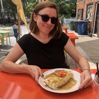 Behold, the golden west vegan breakfast burrito   at Golden West Cafe in Baltimore