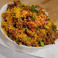 Frito pie with faux-rizo at Golden West Cafe in Baltimore
