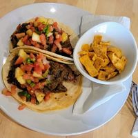 Vegan shrimp tacos at Golden West Cafe in Baltimore