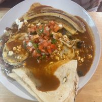 HUEVOS MOTULEÑOS  at Golden West Cafe in Baltimore