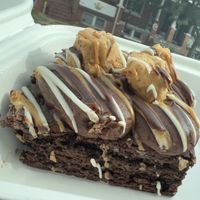 Vegan Peanut Butter Brownie  at Golden West Cafe in Baltimore