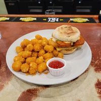 Vegan Breakfast Sammie with Tater Tots at Golden West Cafe in Baltimore