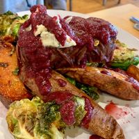 Vegan seared steak  at Golden West Cafe in Baltimore