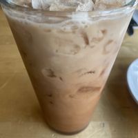 Chai latte with oat milkk  at Golden West Cafe in Baltimore