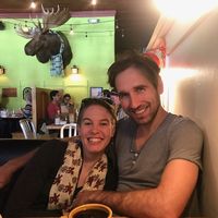 Eeeek the decor, but we’re cute at Golden West Cafe in Baltimore