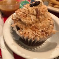 Coconut coffee chocolate cupcake  at Golden West Cafe in Baltimore